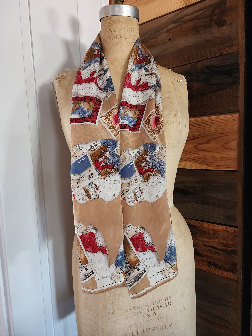 Vintage European Cities Scarf